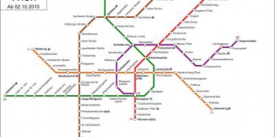 Treni d Vjenë hartë