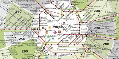 Wien zonës 100 hartë