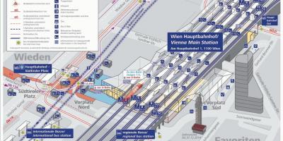 Harta e Wien hbf platformë