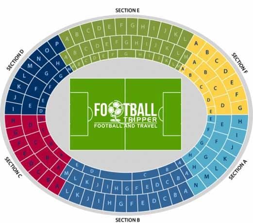 Harta e ernst happel stadiumin