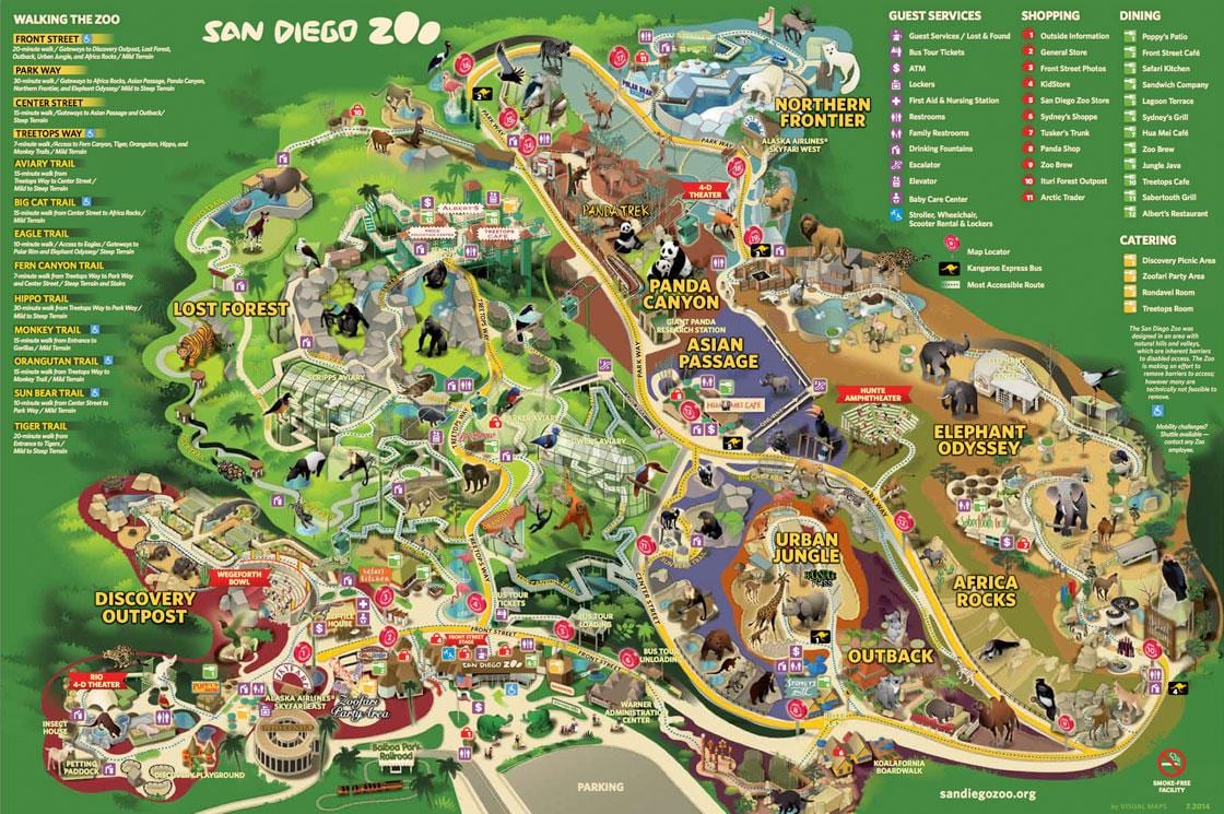 Harta e Vjenës në kopshtin zoologjik