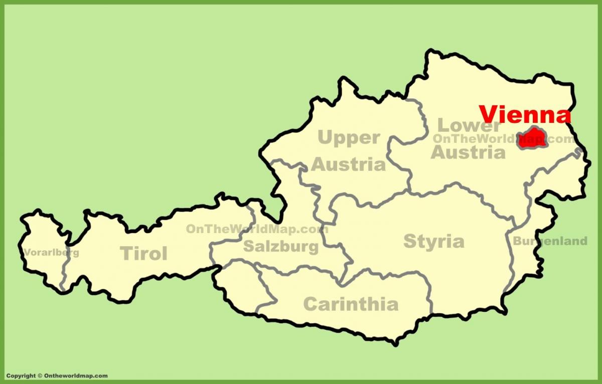 Vjenë, Austri hartë