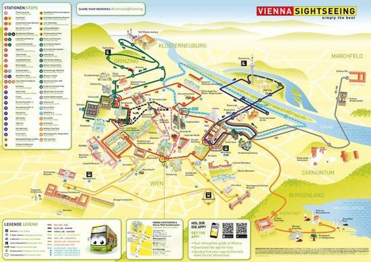Harta e Vjenës, shëtitje me autobus