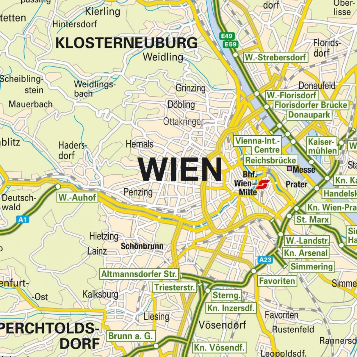 hartë që tregon Vjenë
