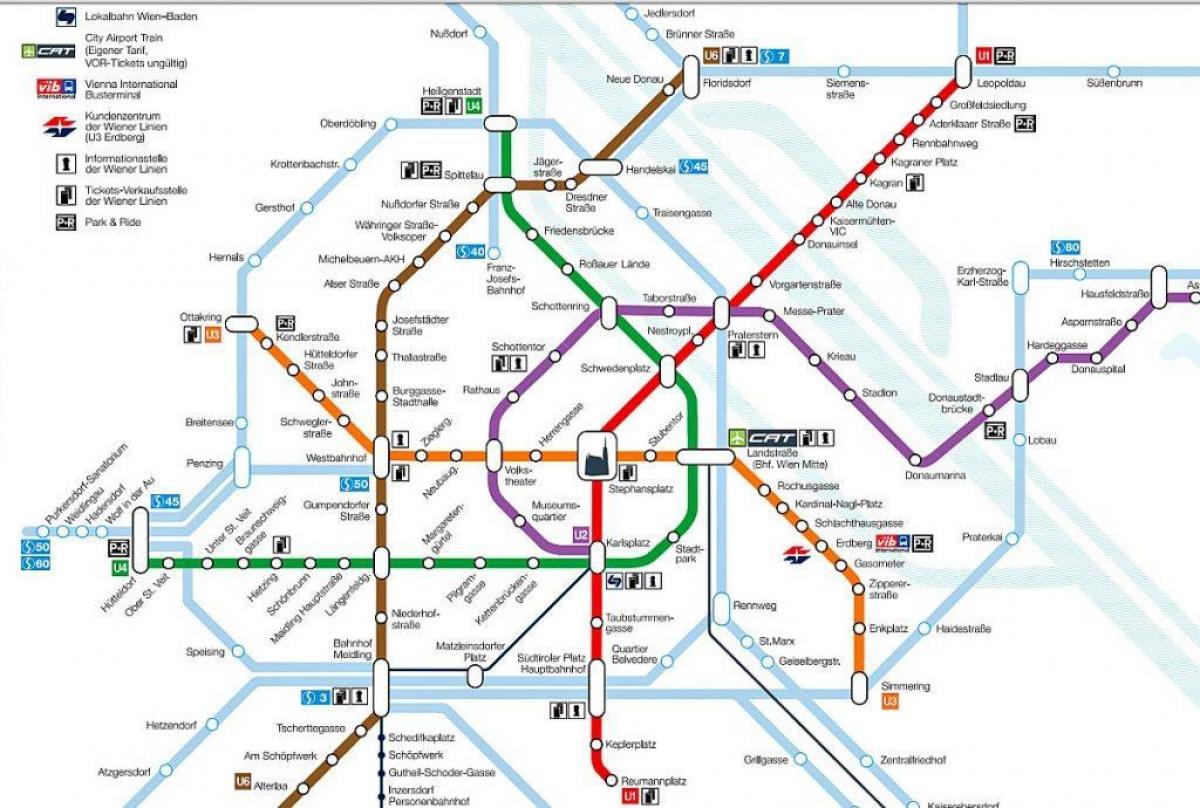 Wien metro hartë