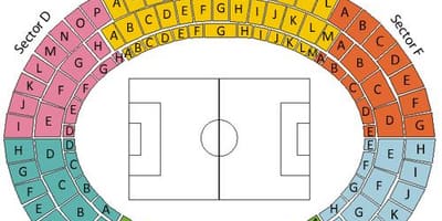 Harta e ernst happel stadiumin