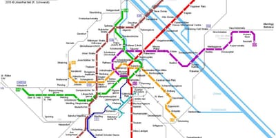 Harta e uban Wien