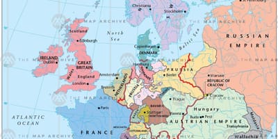Vjenë, Austri hartën e evropës