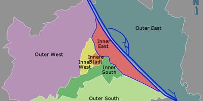 Rrethet në Vjenë hartë