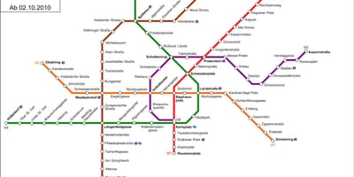 Treni d Vjenë hartë