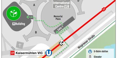 Harta e Vjenës qendrën ndërkombëtare